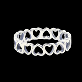 Forever Hearts 925 Silver Ring