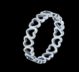 Forever Hearts 925 Silver Ring