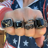 Freedom Eagle Flag Ring