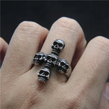 Cross Skull Ring