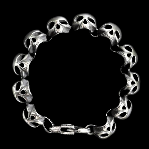 Heavy Skull Bracelet