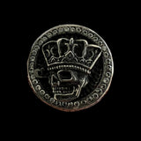 Skull King Gemstone Signet Ring