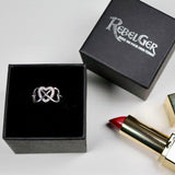 Infinity Hearts 925 Silver Ring