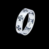 Jesus Cross 925 Silver Ring