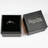Mini Cross 925 Silver Ring