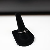Mini Cross 925 Silver Ring