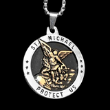 St Michael Protect Us Necklace