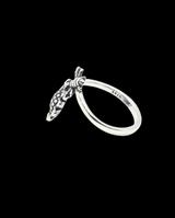 Sunflower Honey Bee 925 Silver Ring