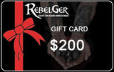 Electronic Gift Card - Rebelger.com
