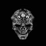3 SKULLS HEAD 925 RING - Rebelger.com