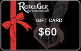 Electronic Gift Card - Rebelger.com