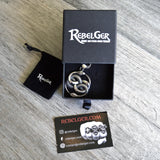 Crossed Snake Necklace