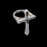 Black Christ Cross Ring