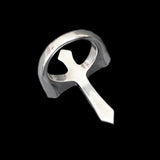 Black Christ Cross Ring