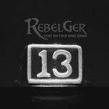 Black Lucky 13 Ring