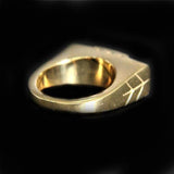 ALL SEEING EYE RECTANGLE RING - Rebelger.com