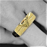 ALL SEEING EYE RECTANGLE RING - Rebelger.com