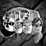ALL SEEING EYE TRIANGLE RING - Rebelger.com
