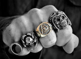 ALL SEEING EYE TRIANGLE RING - Rebelger.com