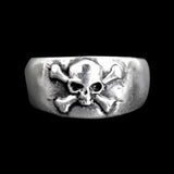 ANTIQUE CROSS BONE RING - Rebelger.com