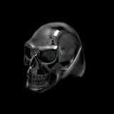 BLACK HEAVY GRIN SKULL RING - Rebelger.com