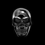 BLACK HEAVY GRIN SKULL RING - Rebelger.com