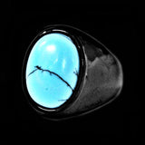 BLACK NAVAJO STONE RING - Rebelger.com