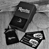 BLACK SIGNET ODIN'S HORN RING - Rebelger.com