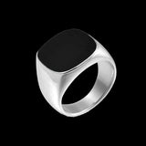 BLACK TOP SQUARE RING - Rebelger.com