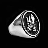 BLESSED PRAYER HANDS RING - Rebelger.com