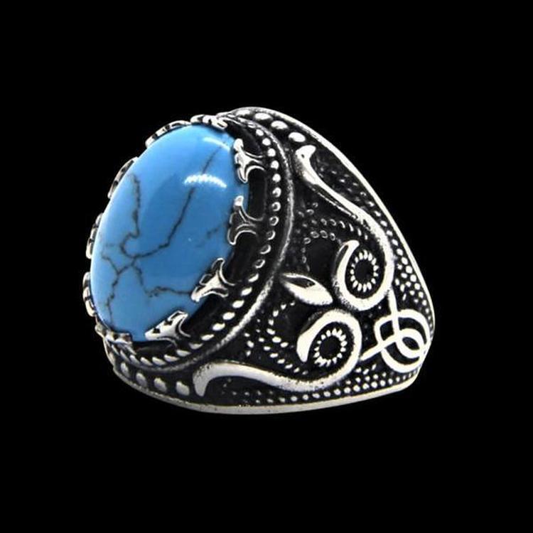 BLUE GEM STONE RING