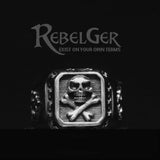 Silver Saint Skull Ring