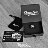 CRACKED BAND RING - Rebelger.com