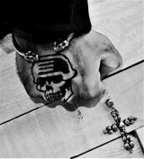 CROSS SKULL NECKLACE - Rebelger.com