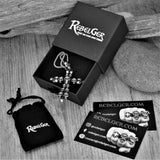CROSS SKULL NECKLACE - Rebelger.com