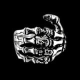 DEATH TOUCH BONE RING - Rebelger.com
