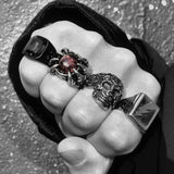 DRAGON EYE CLAW GEM RING - Rebelger.com