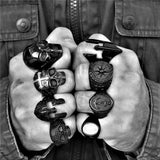 GLADIATOR BLACK RING - Rebelger.com