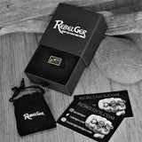 GOLD GUN RING - Rebelger.com