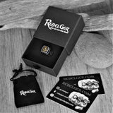 GOLDEN SAINT SKULL RING - Rebelger.com