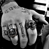 GOOD LUCK SKULL RING - Rebelger.com