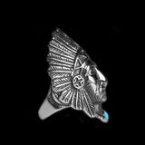 GRAND CHIEF TURQUOISE RING - Rebelger.com