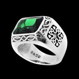 GREEN GEM 925 RING - Rebelger.com