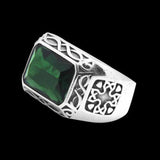 GREEN GEM 925 RING - Rebelger.com