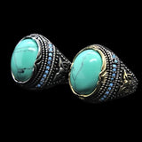 GREEN STONE RING - Rebelger.com