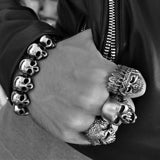 HEAVY SKULL BRACELET - Rebelger.com