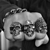 HEAVY SKULL BRACELET - Rebelger.com