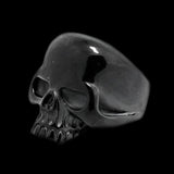 JAW SKULL BLACK RING - Rebelger.com