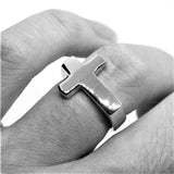 JESUS CROSS RING - Rebelger.com