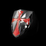 KNIGHTS TEMPLAR SHIELD RING - Rebelger.com